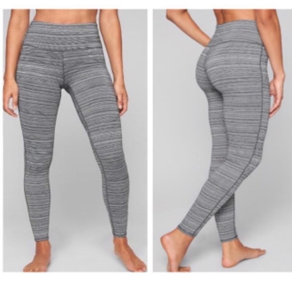 ATHLETA Chaturanga Jacquard Patterned Women’s Leggings Size Extra Small NWOT